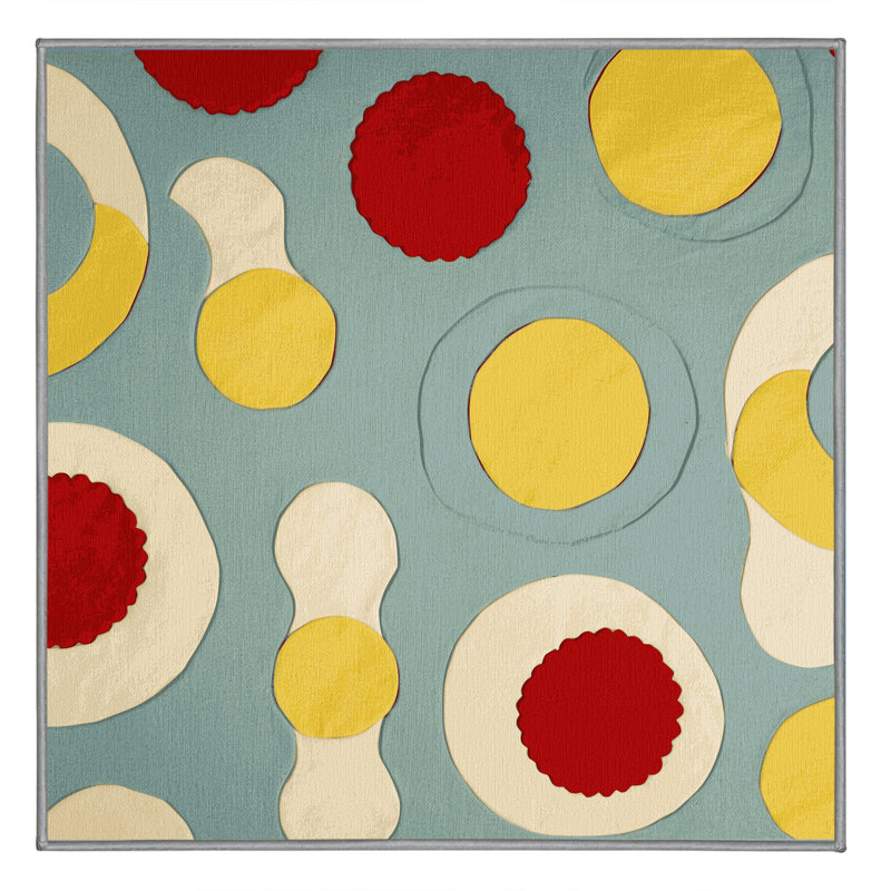 Bold Gleam Rug, Square 5'