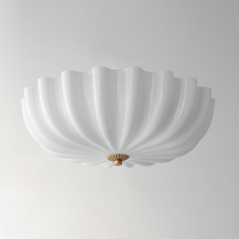 Fluted Cake Pan-Semi-Flush Mount
