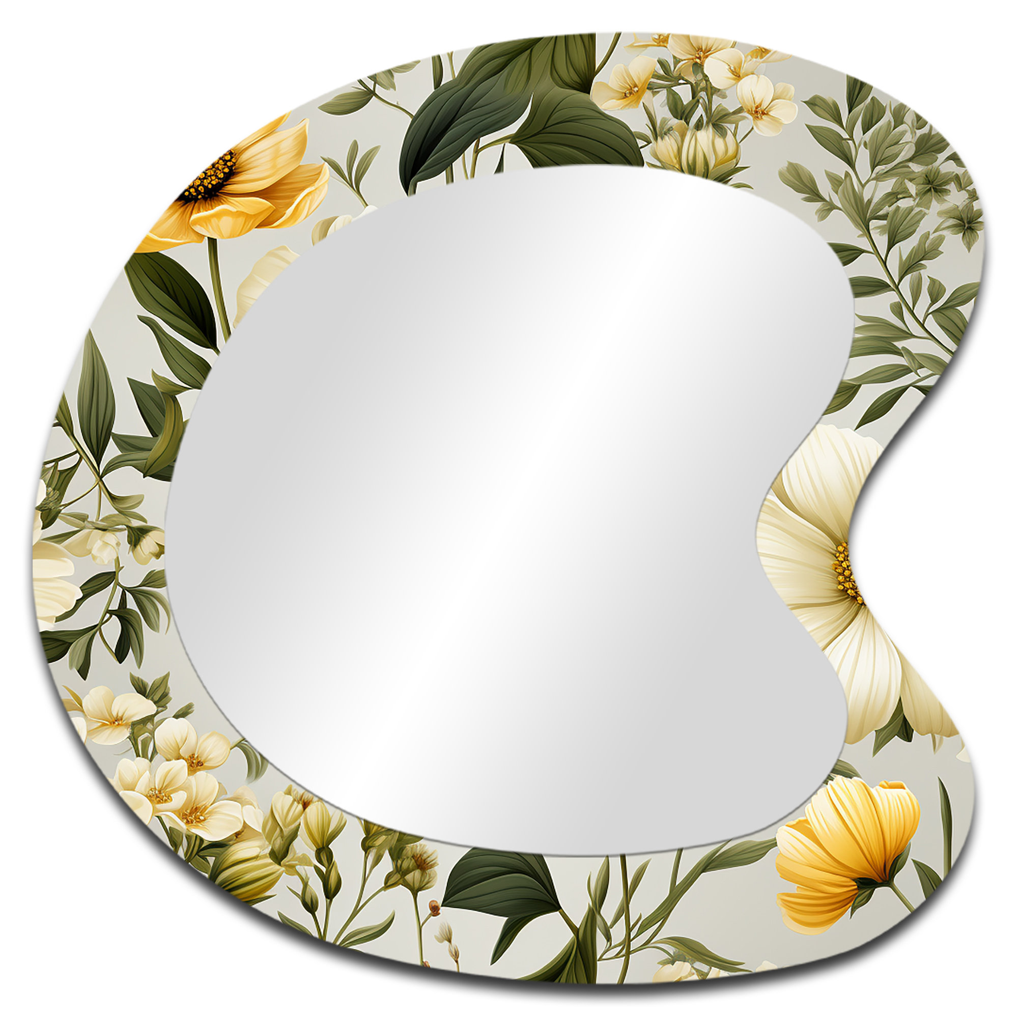 Dakota Fields Botanical Neutrals Boho Pattern III Boho Metal Art