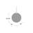 Meri 1-Light Dimmable Integrated LED Single Pendant-539930316-539930353-571464196