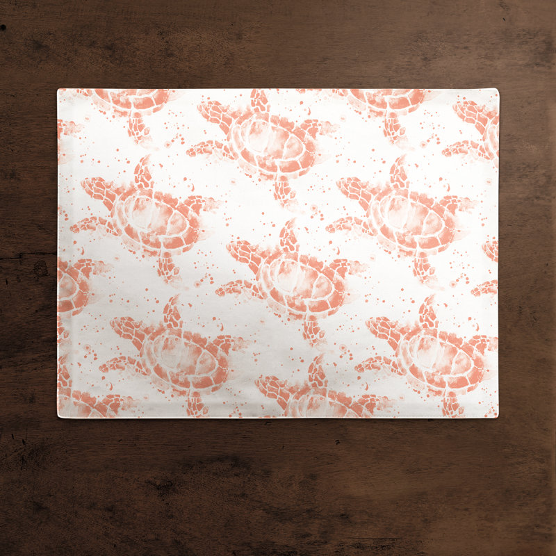 Napperon Sea Turtles, Orange