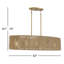  Lustre ovale 5 lumières Ashe