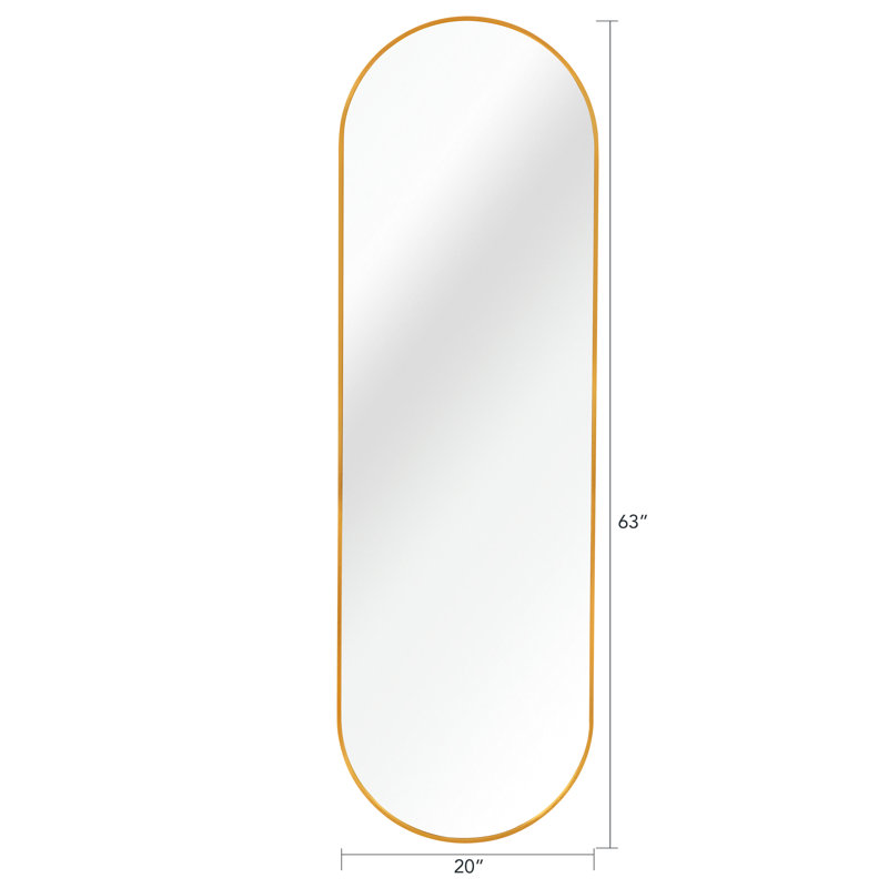 Miroir ou miroir de salle de bain Gold 63 x 20IN