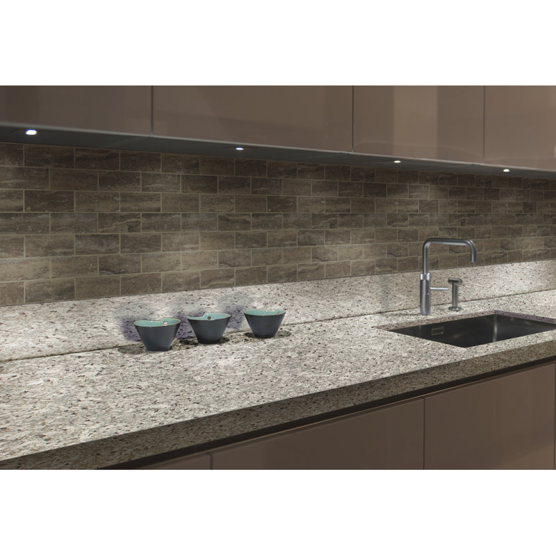 Linden Roan 12 in. x 12 in. Polished Porcelain Mosaic Floor and Wall Tile