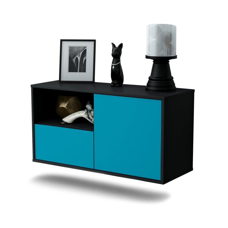 Haimes TV Stand, Turquoise