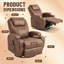Fauteuil de massage inclinable avec fonction pivotante et à bascule-1601760495