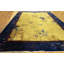 Antique Chinese - Art Deco Large Room Size Wool Yellow Rug