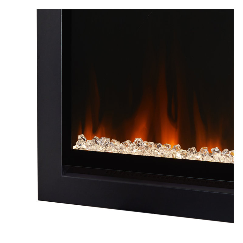 Wall-Mount or Recessed Electric Fireplace by Real Flame, 21.7" H x 49" W x 5.2" D