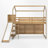 Twin Size Loft Bed With Storage-911812411