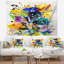 Tapisserie de conception en polyester avec accessoires suspendus inclus-28490648