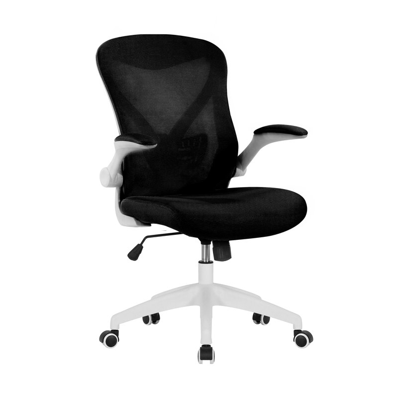 Kurpaska Mesh Ergonomic Office Chair with Nylon Base, Black