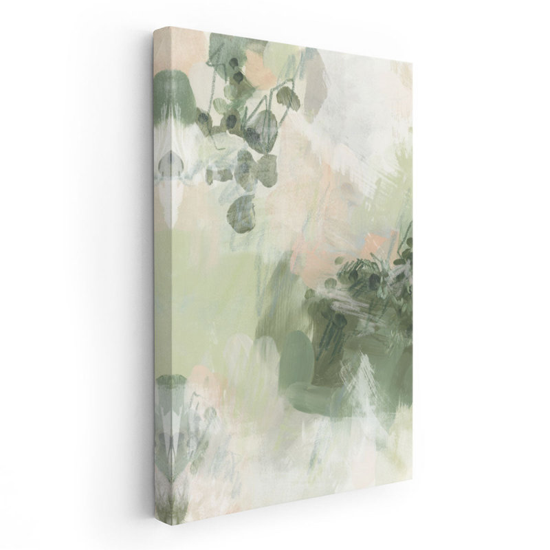 «Lillypond Dream II», reproduction d'art sur toile, H 48 po x l 32 po