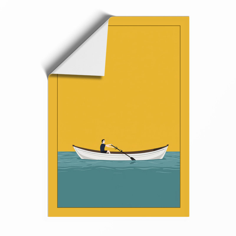 Solitude On Still Water Minimalist - Print, Unframed, A1 - 84.1 x 59.4 cm