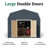 Value Gambrel Outdoor Wood Storage Barn with 6 ft. Sidewalls-1400091819-1440641752