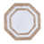 Taupe / centre blanc