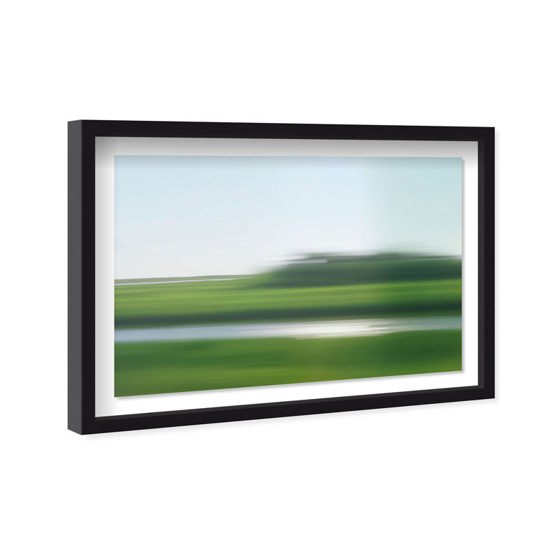 Velocity Meadow II Print by Oliver Gal, 25.5"H x 37.5"W, Black Shadowbox