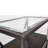 Collingdale Glass Shelf End Table with Storage