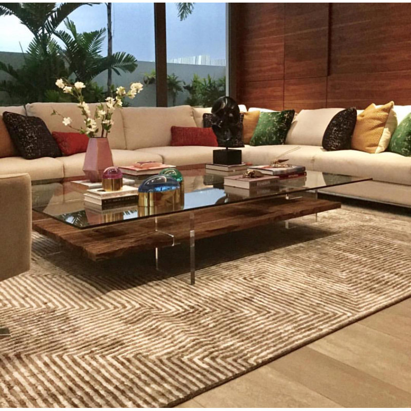Ruby Glass Coffee Table