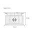 Buffet en bois massif de style chinois
