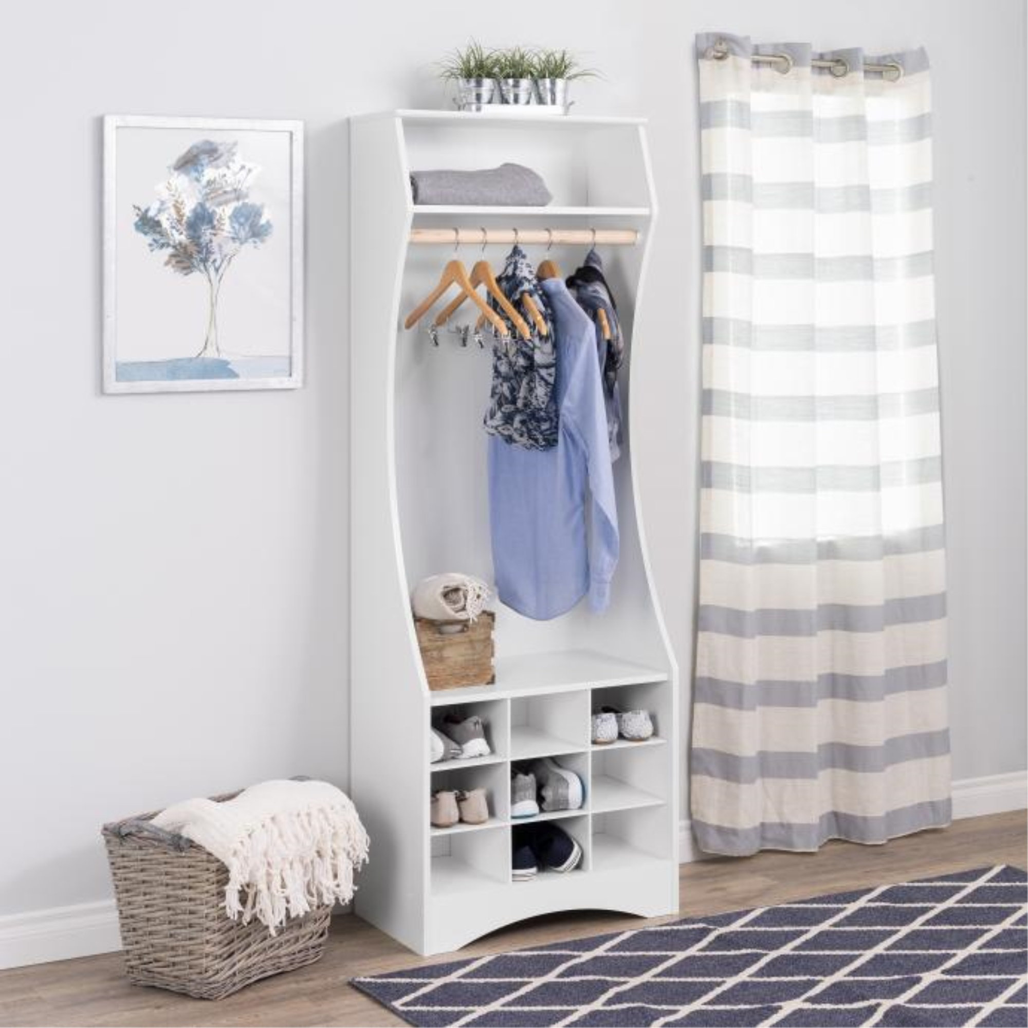 Winston Porter Norberg Compact Wardrobe Armoire & Reviews Wayfair Canada