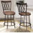 Kondo Swivel Upholstered Counter Stool with Metal Frame-1042680739
