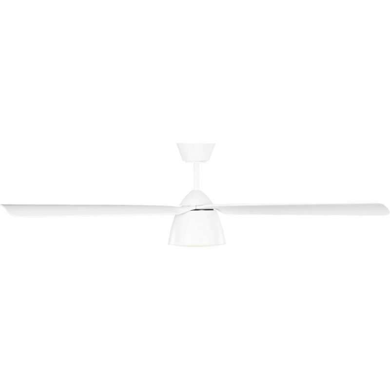 Studio Smart 60 LED Ceiling Fan, Matte White
