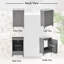 Meuble-lavabo simple 20 po avec plateau Makayla-1926456542
