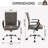 Kundra High Back Ribbed Office Chair Ergonomically Designed With Armrest Executive Swivel Computer Chairs-920844125