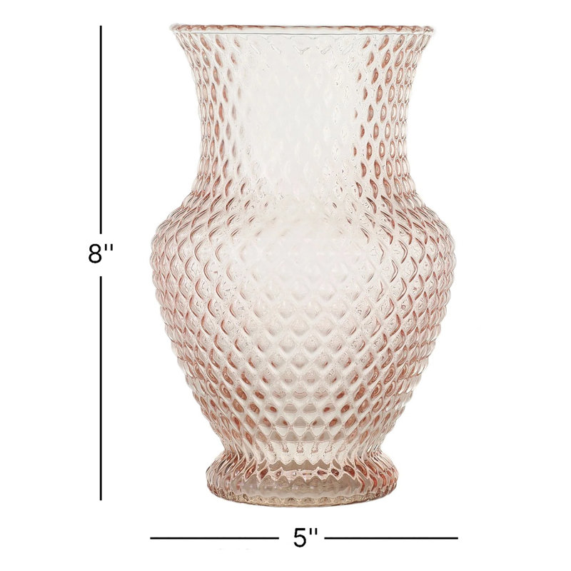 Teaberry 8'' Handmade Glass Table Vase