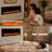 Ultra-Slim Recessed and Wall Mounted Electric Fireplace-127123324