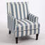 Fauteuil Clorice Mid-Century moderne classique avec garniture cloutée-113303945