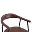 Ensemble de chaises de salle à manger moderne et minimaliste avec cuir synthétique et pieds en métal-2102433116