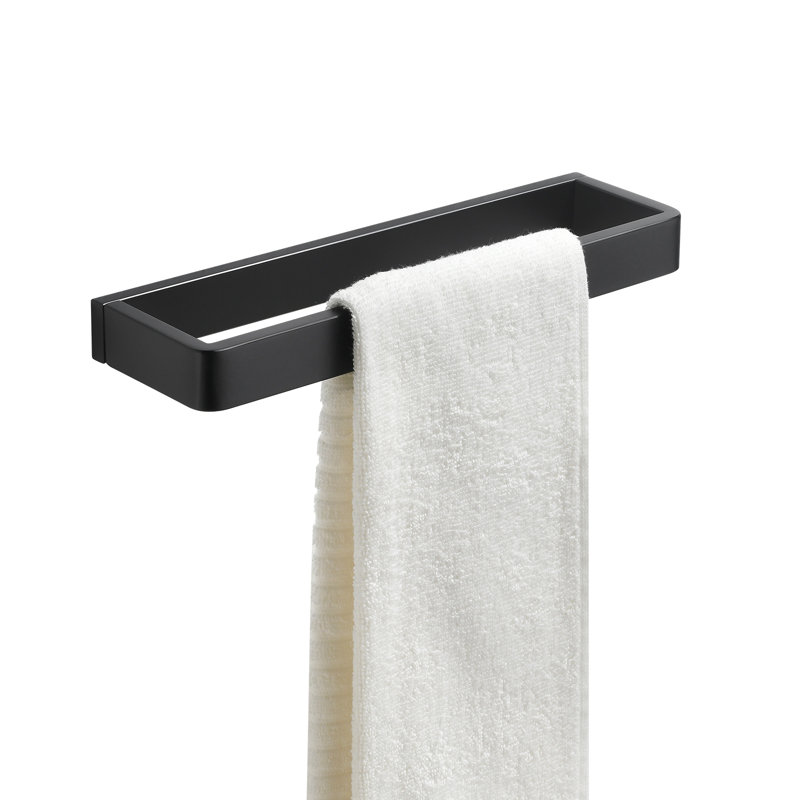Anneau à serviettes Moden, Noir mat