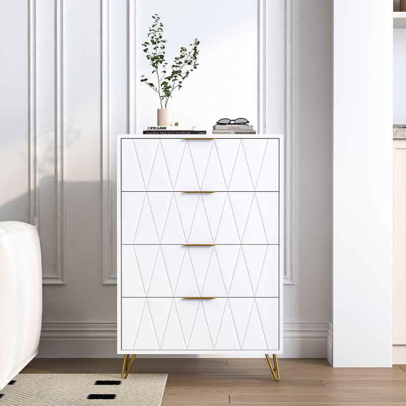 Metal Rectangle Accent Chest