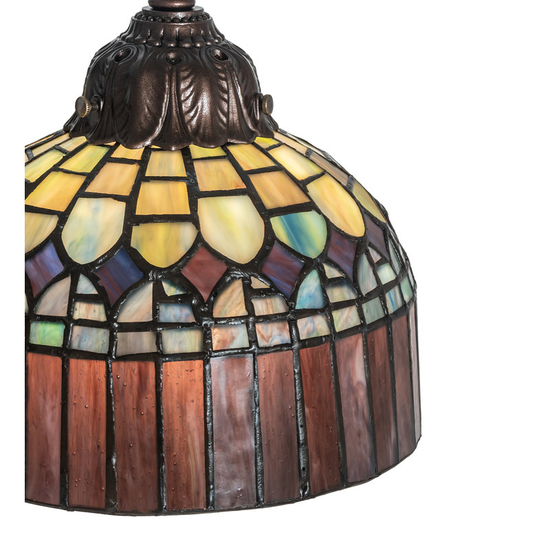 Meyda Tiffany & Stained Glass Arched Table Lamp