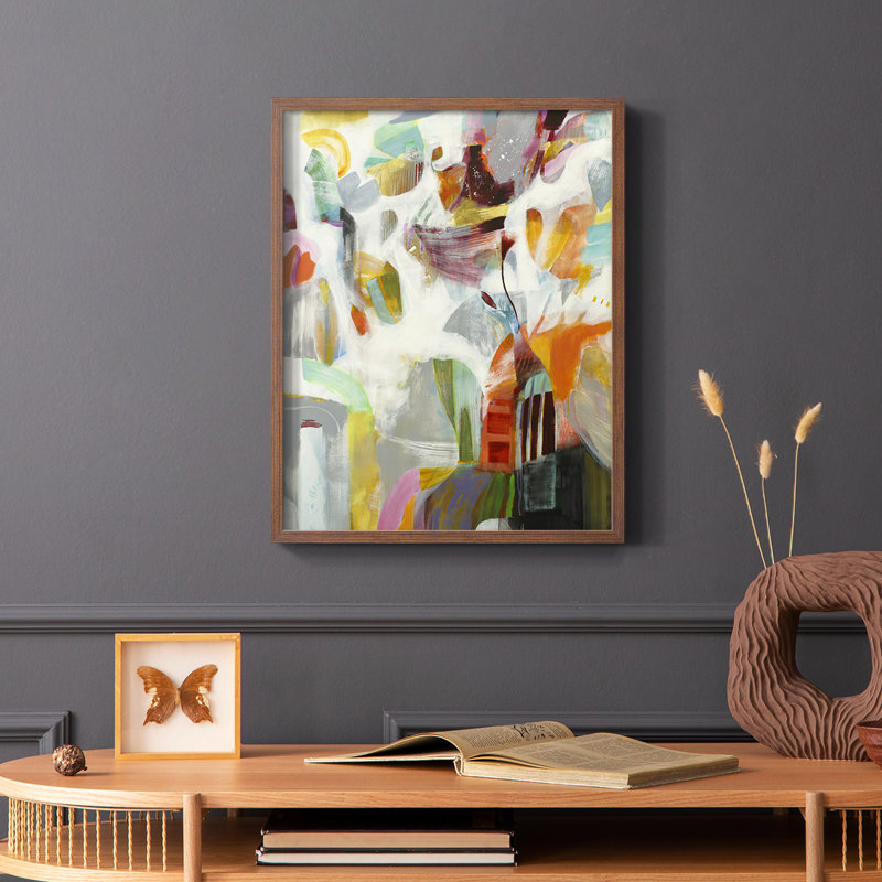 Renewal, reproduction encadrée - bois massif, H 10 po x l 8 po, Brun