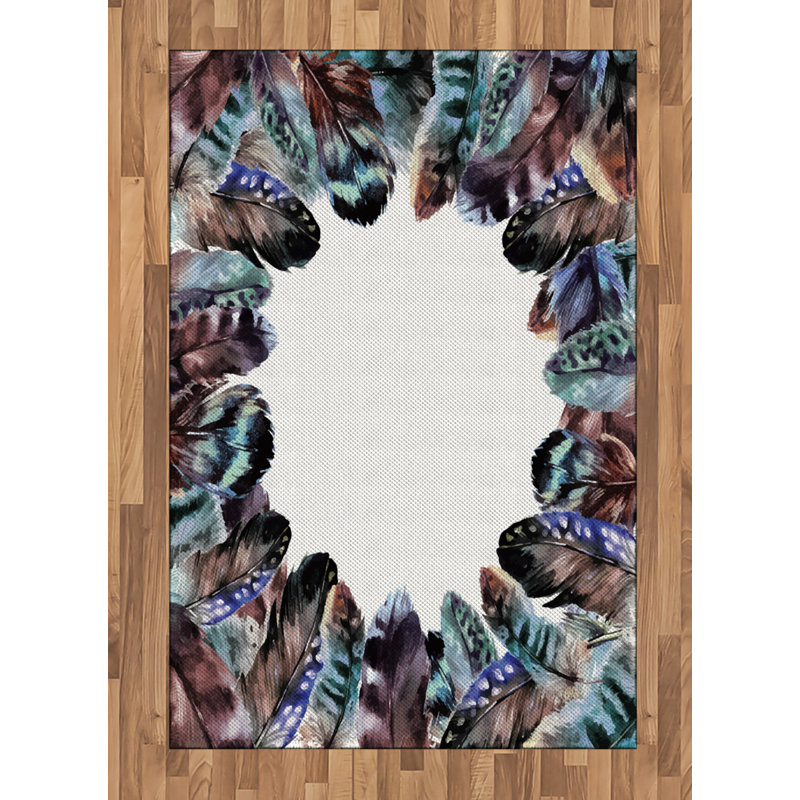 Tapis décoratif Boho, Rectangle— 4 pi x 5 pi 8 po