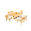 Vellore Outdoor 7 - Piece Teak Dining Set-2064991794