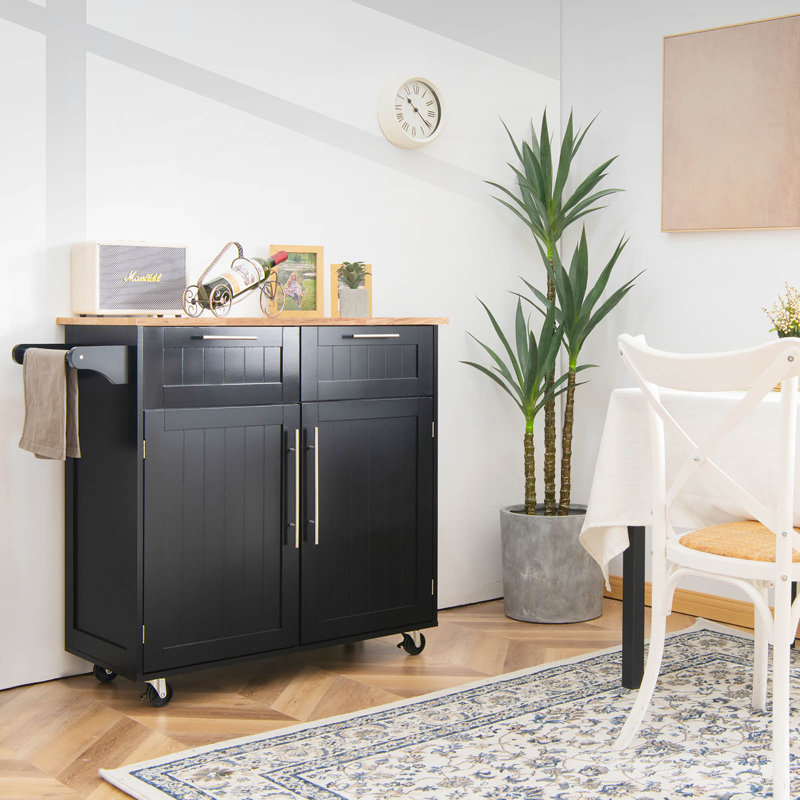 Tiffanle Wood Kitchen Cart