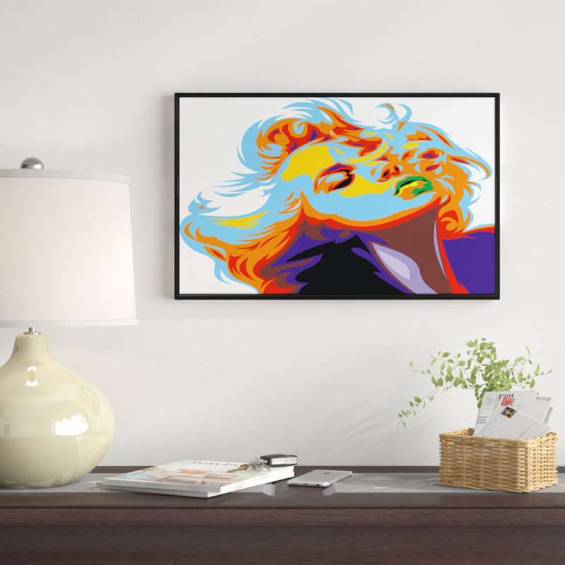 «Vector Blonde», reproduction d'impression, H 30 po x l 40 po x P 1,5 po, Toile avec cadre flottant