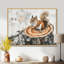 Angella, écureuil mignon sur une glissoire en bois, forêt IV - écureuil, art mural-2103834956-1940685368-2103834947