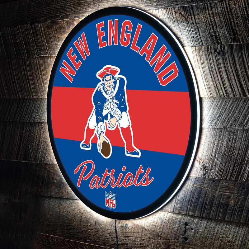 Enseigne murale NFL Vintage, NFL New England Patriots