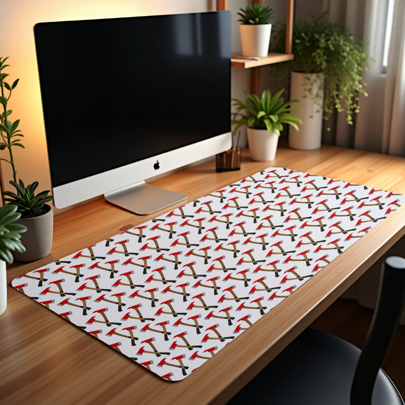 Polyester Desk Pad, 14.4x12.1
