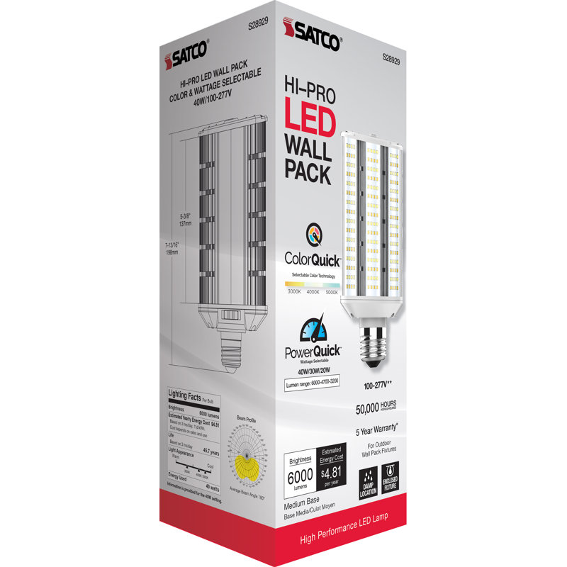 40 Watt White LED Bulb