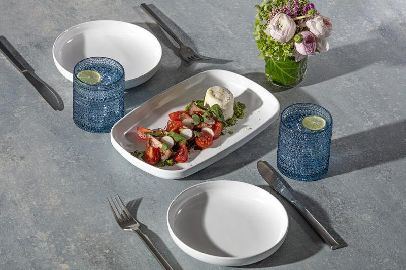 Arezzo 20 Piece Stainless Steel Flatware Set, Service for 4, Brushed