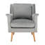 Fauteuil large en velours 28,74 po-1120701219