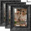 Cadre photo 3 pièces 8 "x 10" noir pour tablette de chambre à coucher-1161361270-1161361271-1161361274