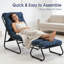 Chaise longue d'extérieur avec repose-pieds et coussins-1986575005