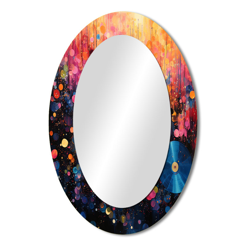 Mathena - Miroir tendance en métal, 36 po x 24 po