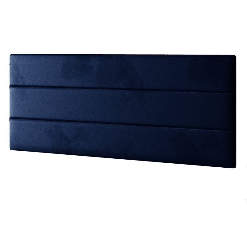 Brand Upholstered Headboard, Double (4'6), Royal Blue